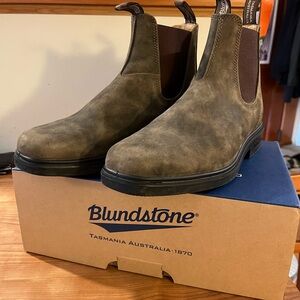 Blundstone Men's Dress #1306 Rustic Brown Chelsea Boots